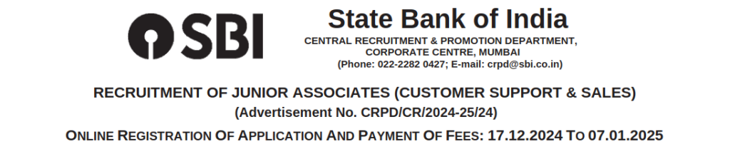 SBI Clerk Notification 2024 Out for 14191 Posts, Apply Online