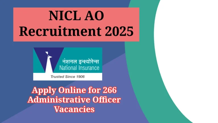 NICL AO Recruitment 2025