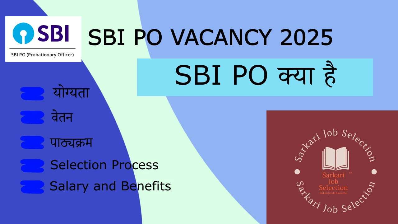 SBI PO Recruitment 2025 Notification