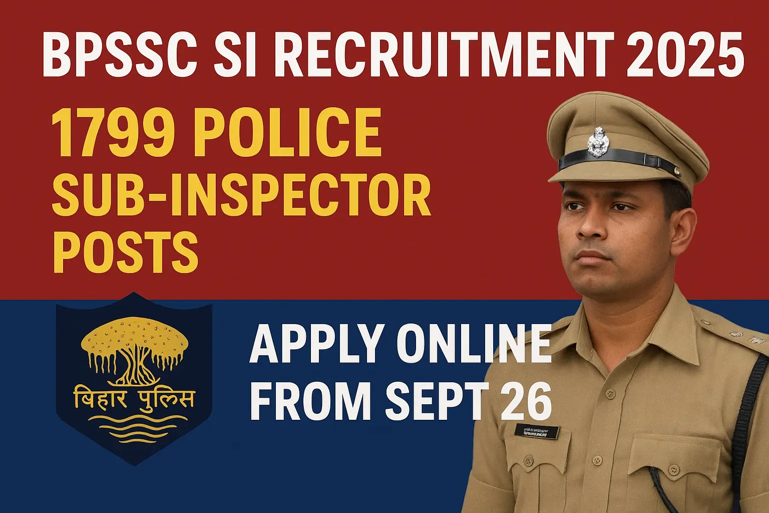 BPSSC SI Recruitment 2025 Notification