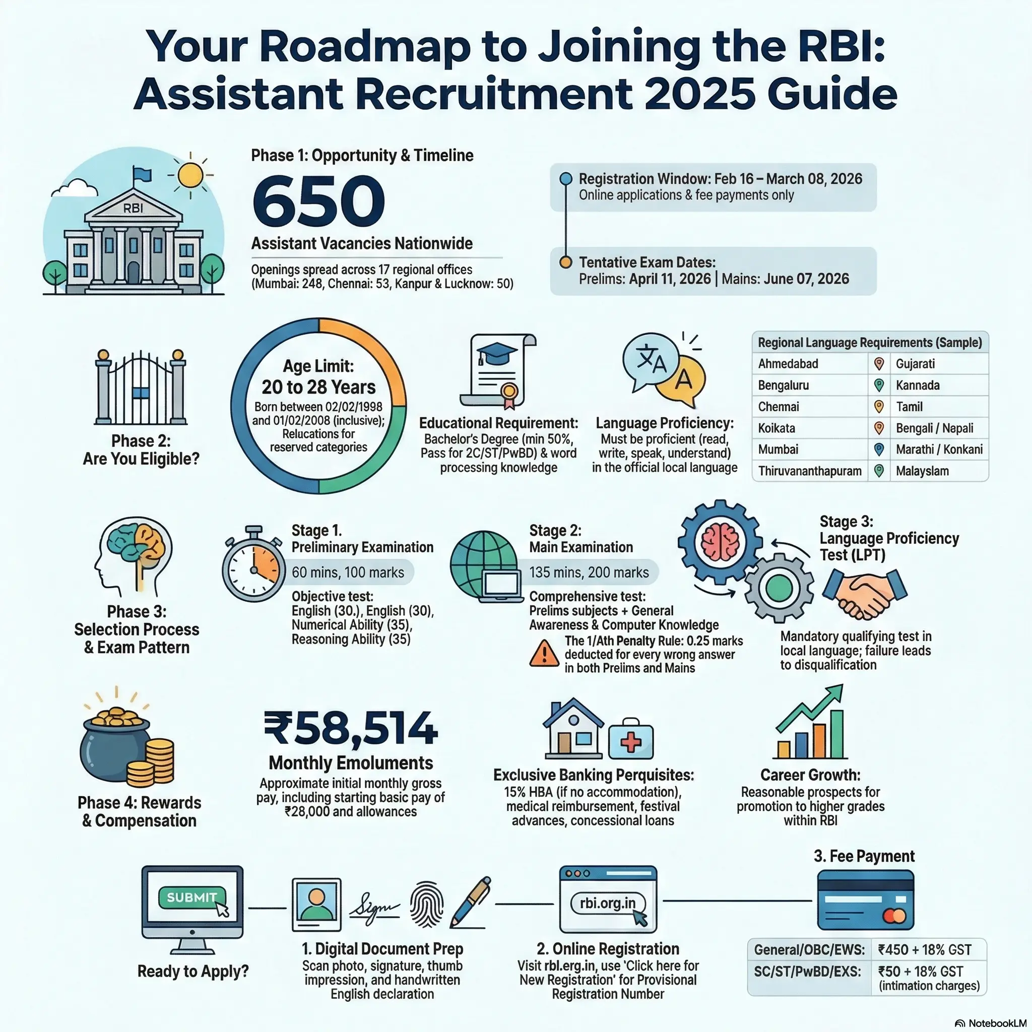 RBI Assistant Recruitment 2025 Notification – 650 Sarkari Naukri Vacancies