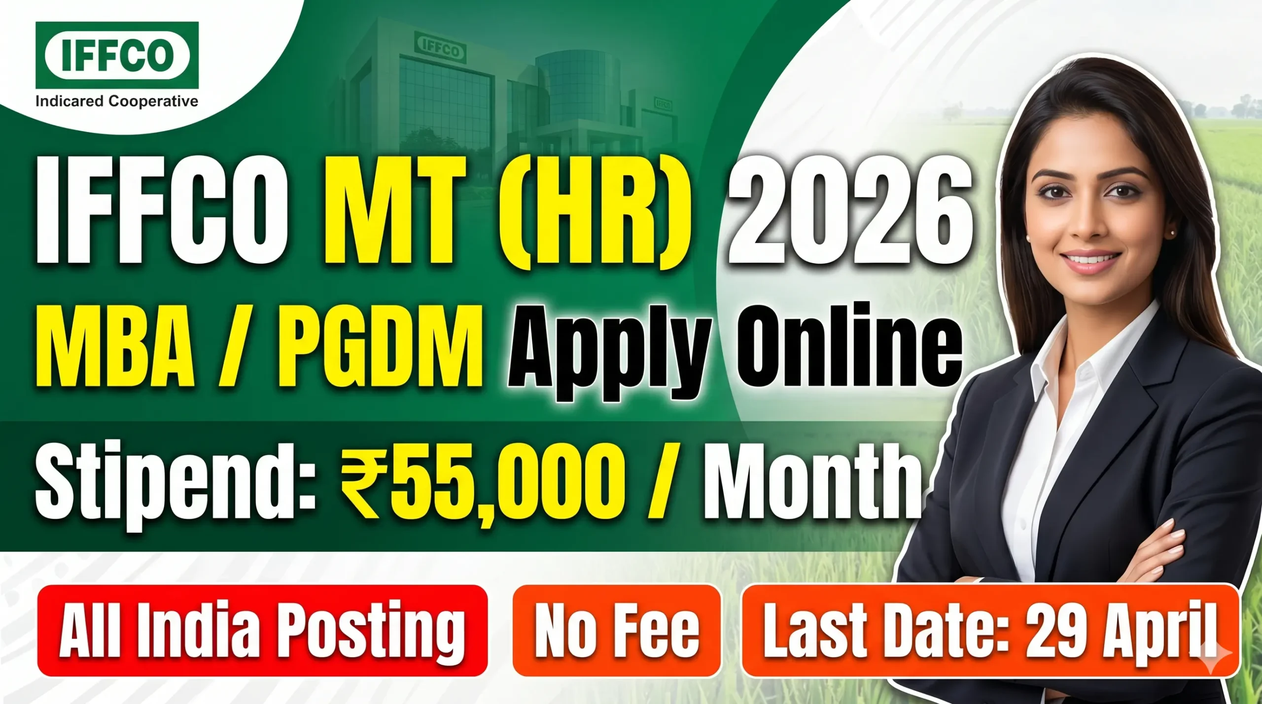 IFFCO Management Trainee HR Recruitment 2026 Notification