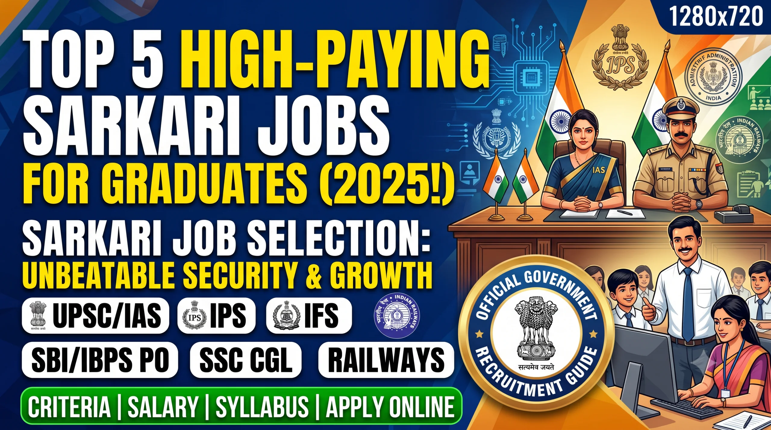 Top 10 Government Jobs In India For Graduates