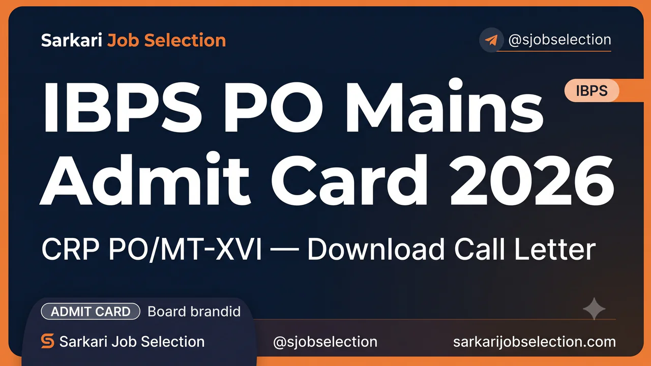 IBPS PO Mains call letter thumbnail.