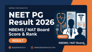 NEET PG result score and rank thumbnail.