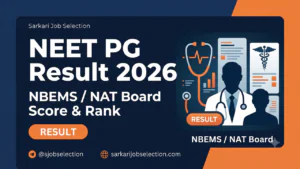 NEET PG result score and rank thumbnail.