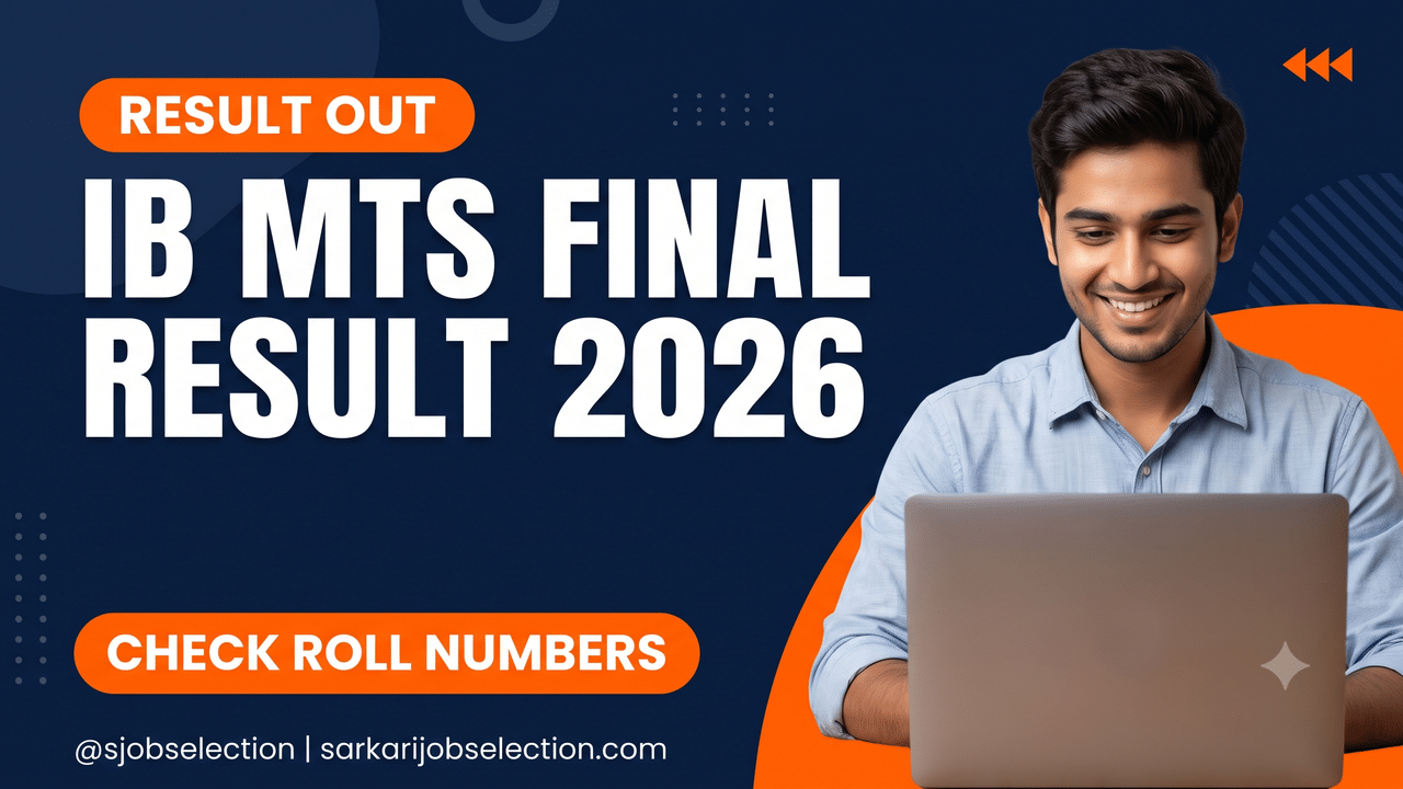 IB MTS Final Result 2026 Out | Check Roll Numbers