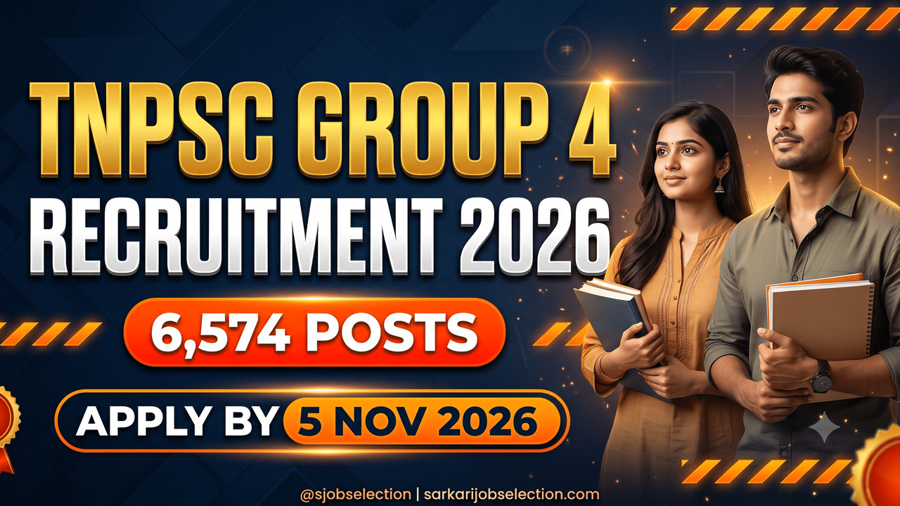 TNPSC Group 4 Recruitment 2026 – 6,574 VAO, Junior Assistant Posts ...